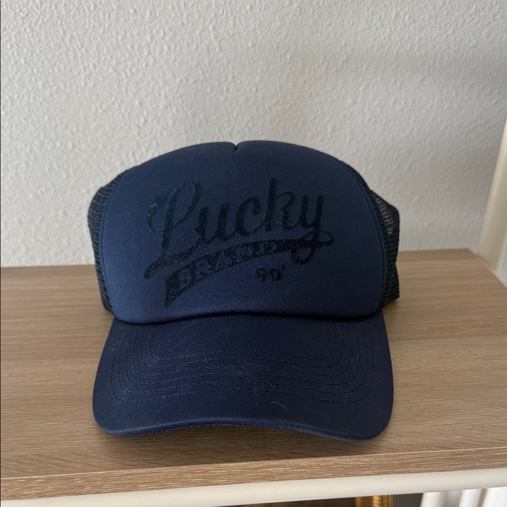 Lucky Brand Dark Blue Mesh Cap